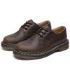 First layer, low-top small leather shoes women's leather Crazy Horse brown large size short boots round head men's and women's casual tooling shoes