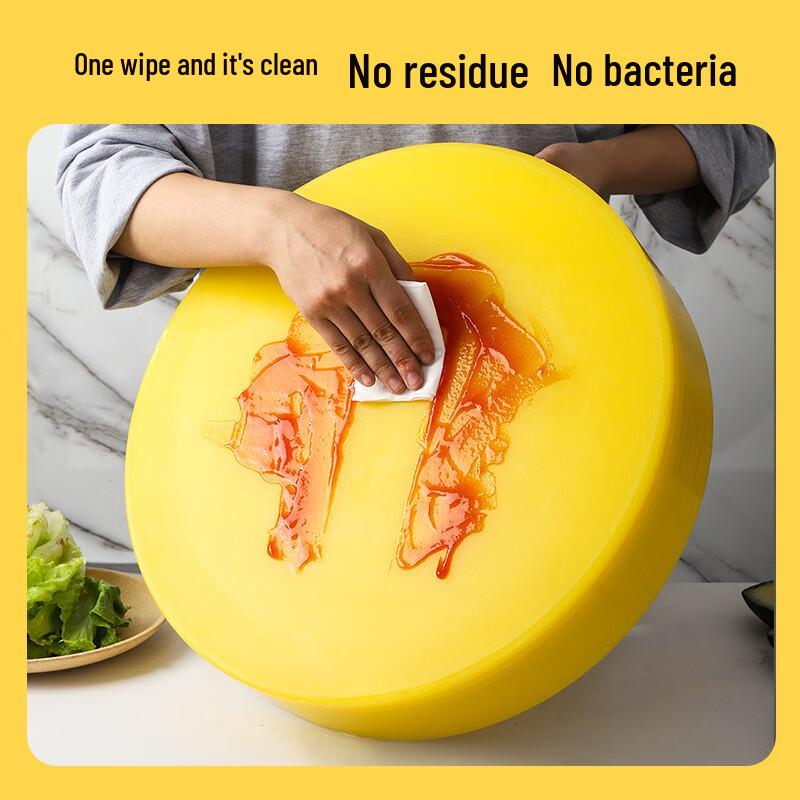Di Ruien Commercial Grade Round PE Cutting Board 43cm Dia x 2cm Thick