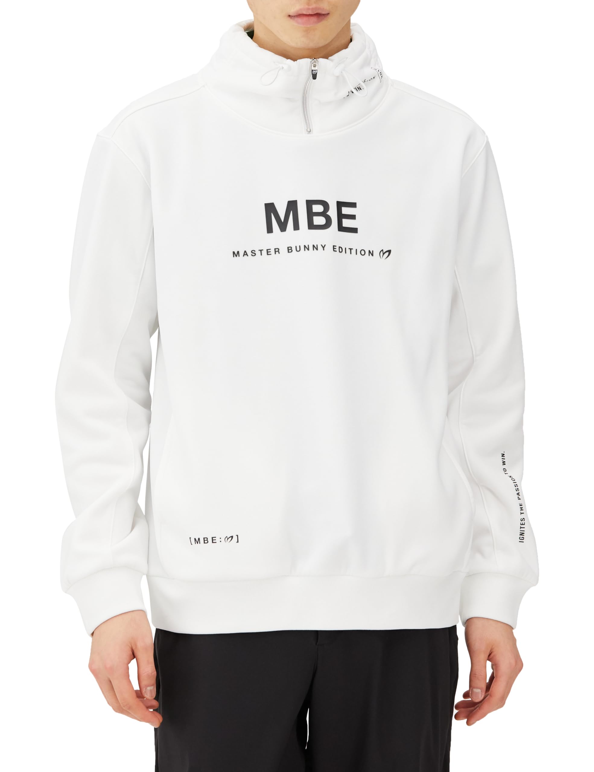 

long sleeve mock neck shirt heat Golf 7 [Master Bunny] Men s (Karuishi lightweight, retention, boa) / / 758-3266103 030_White [3L]