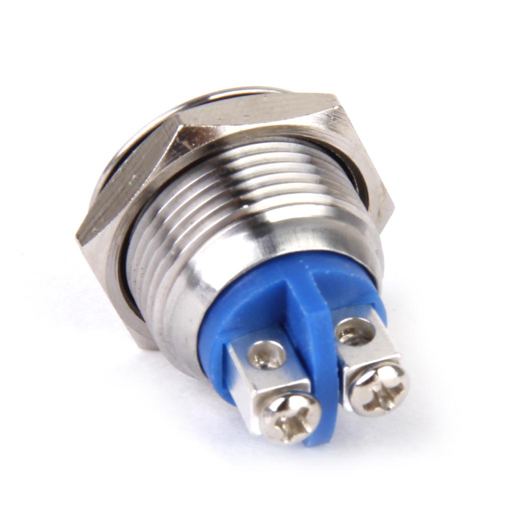 Mini Flat Momentary Switch Push Button for Doorbells 18mm