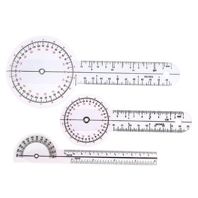 6/8Inch Goniometer Medical Joint Ruler Calibrated Orthopedics Angle Rule Spinal Finger Angle Ruler Protractor