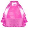 Girls Dance Competition Top Sleeveless Mock Neck Shiny Sequin Tiered Backless Crop Top Stage Performance Outfit