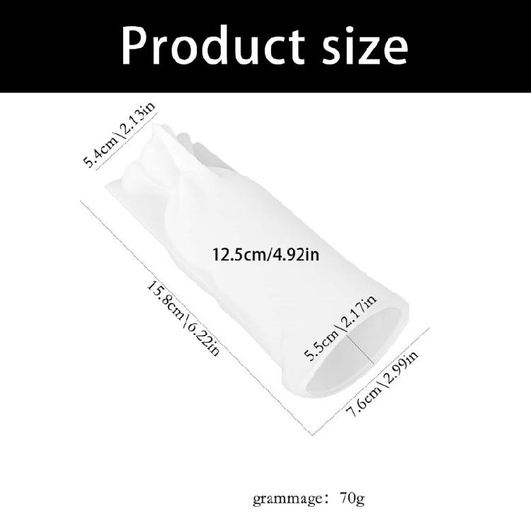 Multipurpose Silicone Vase Candle Mould Crafting Supplies Reusable Designs For Holiday Home Decoration