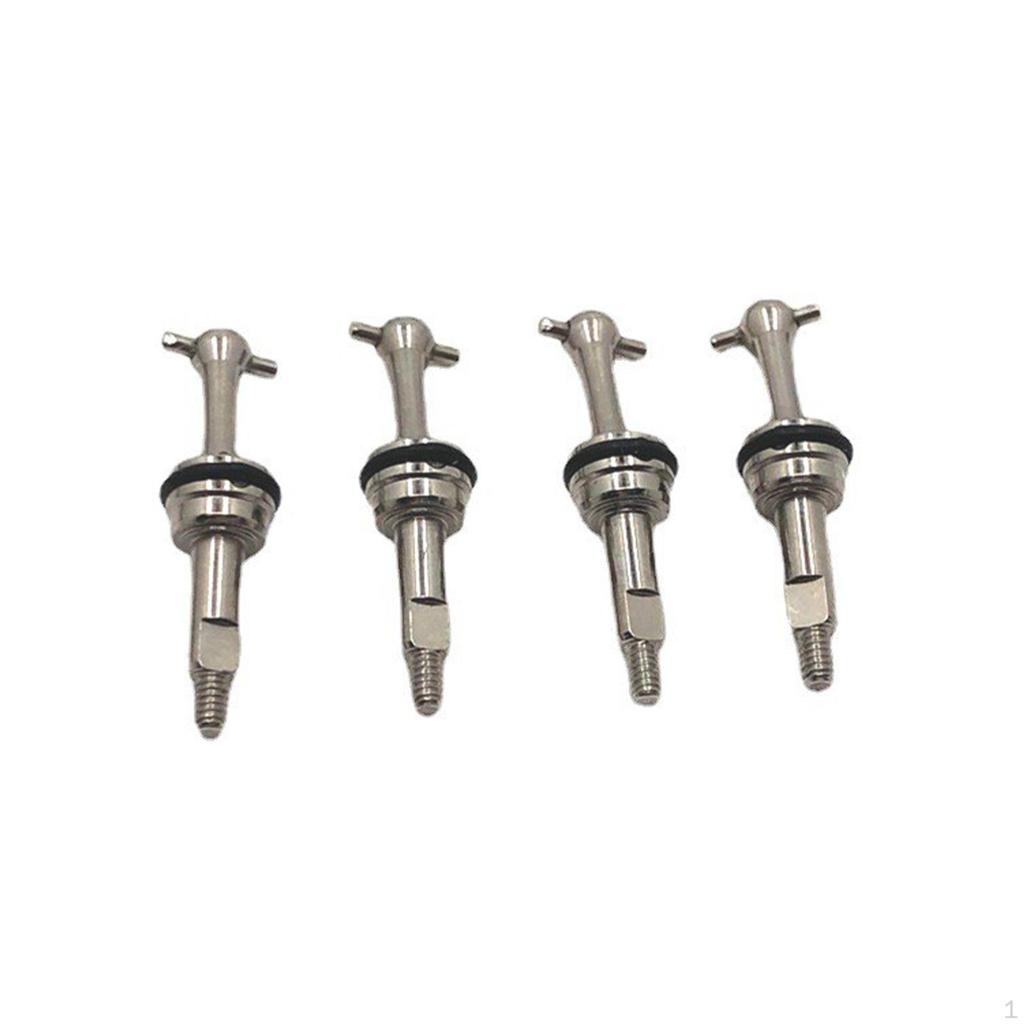 4/Set Steel Universal Driveshafts Transmission Joint Shaft for K969 K979 K989 P929 P939 1:28 RC Car