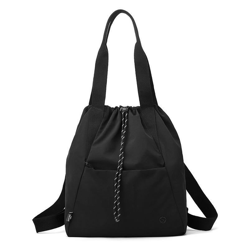 Junior High School Student Schoolbag Women's Fashion Drawstring Bundle Backpack Lightweight Large Capacity Backpack Casual Women's Shoulder Bag