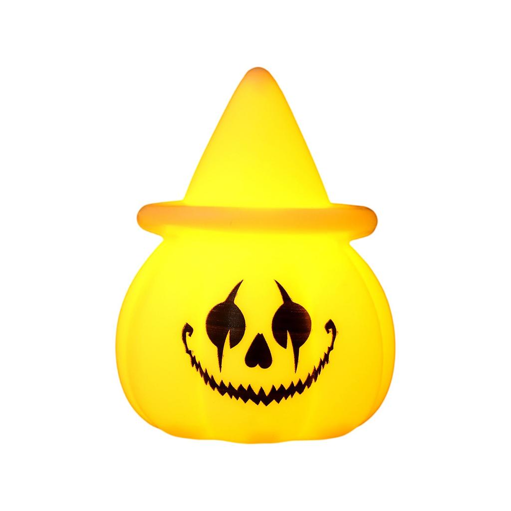 Halloween Pumpkin Skeleton LED Night Light Ghost Shaped Decorative Atmosphere Lamp for Party Tabletop Home Decor