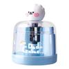 Electric Pencil Sharpener Full Automatic Cute Animal Style Nonslip Pads Electric Sharpener for Home 
