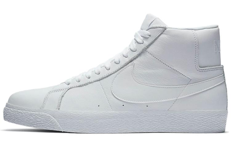 Nike Sb Zoom Blazer Mid Triple White 864349-105 35.5