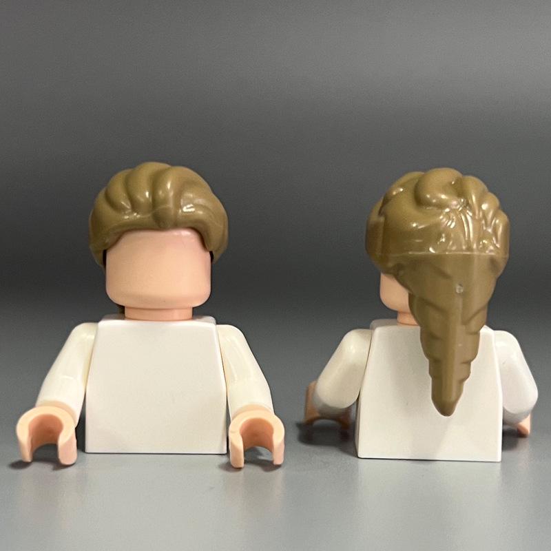 Cross-Border Compatible Girls' Lego Hair Building Blocks - Small Parts & DIY Accessories