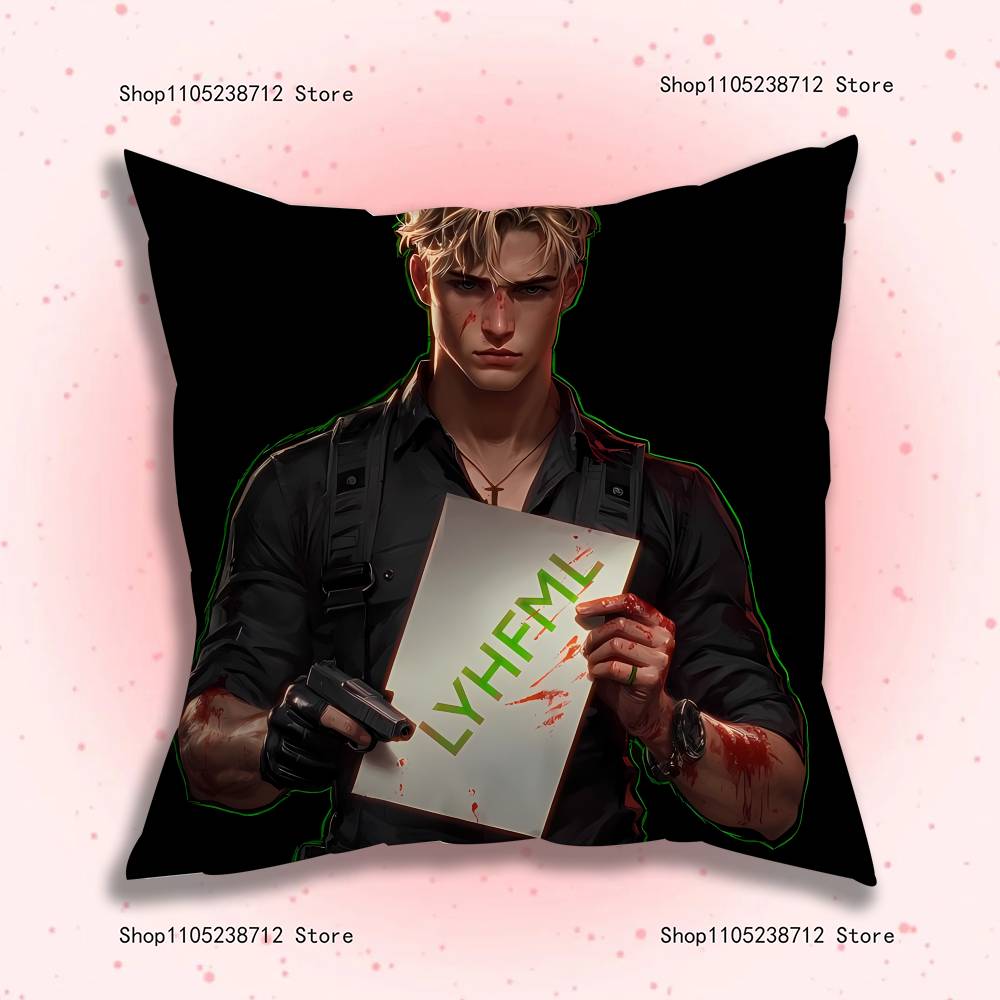 A-Aaron Warner S-Shatter Me Federa Cuscino Tessuto Peluche Morbida Federa Stampa Double Face Copricuscino Divano Coperta