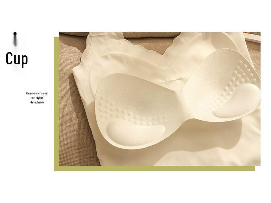 Spicy Girl Jacquard-Camisole mit schönem Rücken - Integriertes 2026 Dopamin-Bandeau-Tanktop für Damen