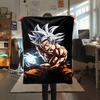 1 Stück Son Goku Druck Flanelldecke, Hohe Qualität für alle Jahreszeiten, Heimdekoration, Wärme und Komfort, Perfekt für Weihnachtsgeschenke