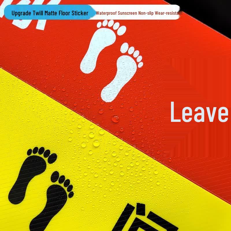 Industrial Wear-Resistant PVC Floor Sticker