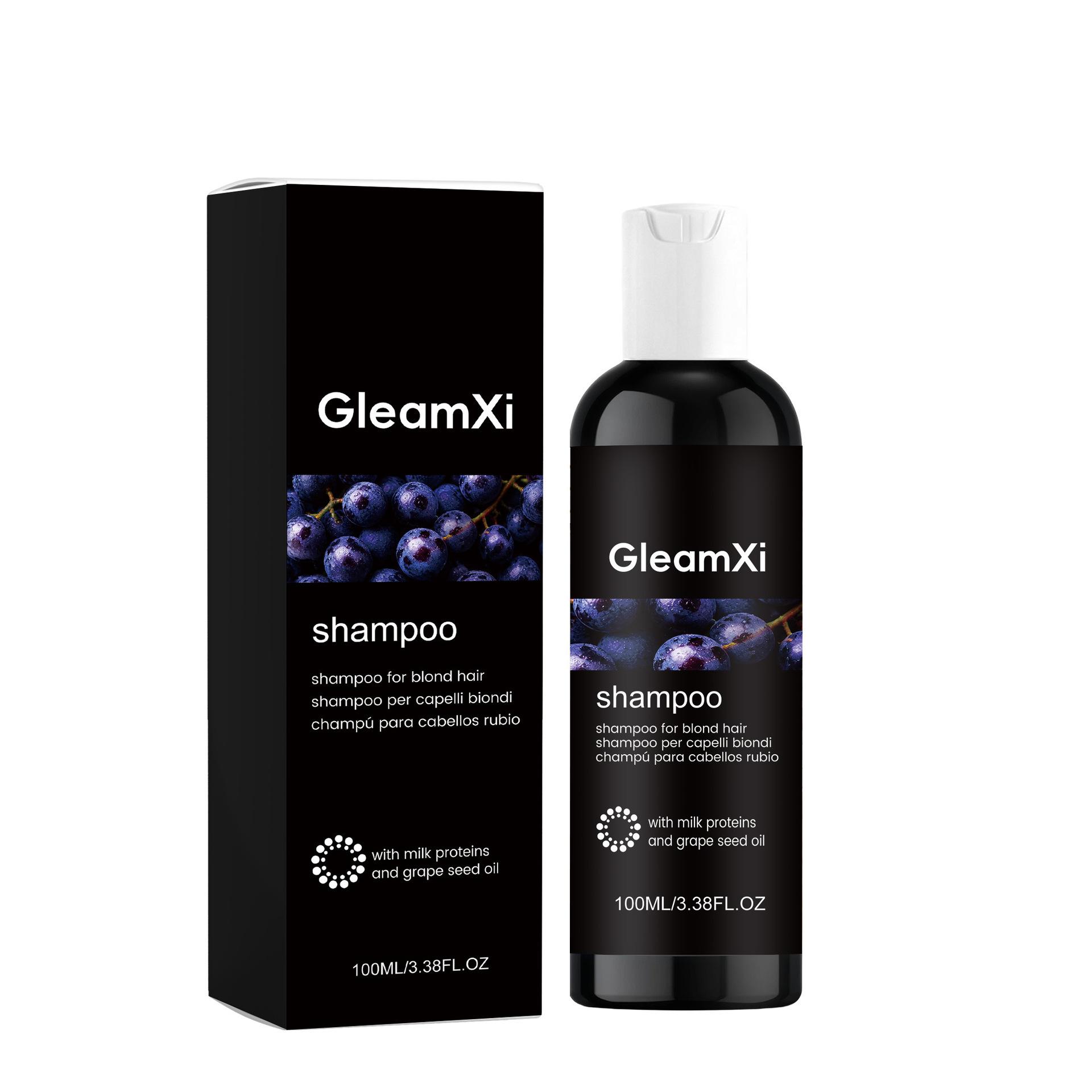 GleamXi Мягкий увлажняющий шампунь с фиксацией цвета: Питает, Освежает и Успокаивает Волосы.