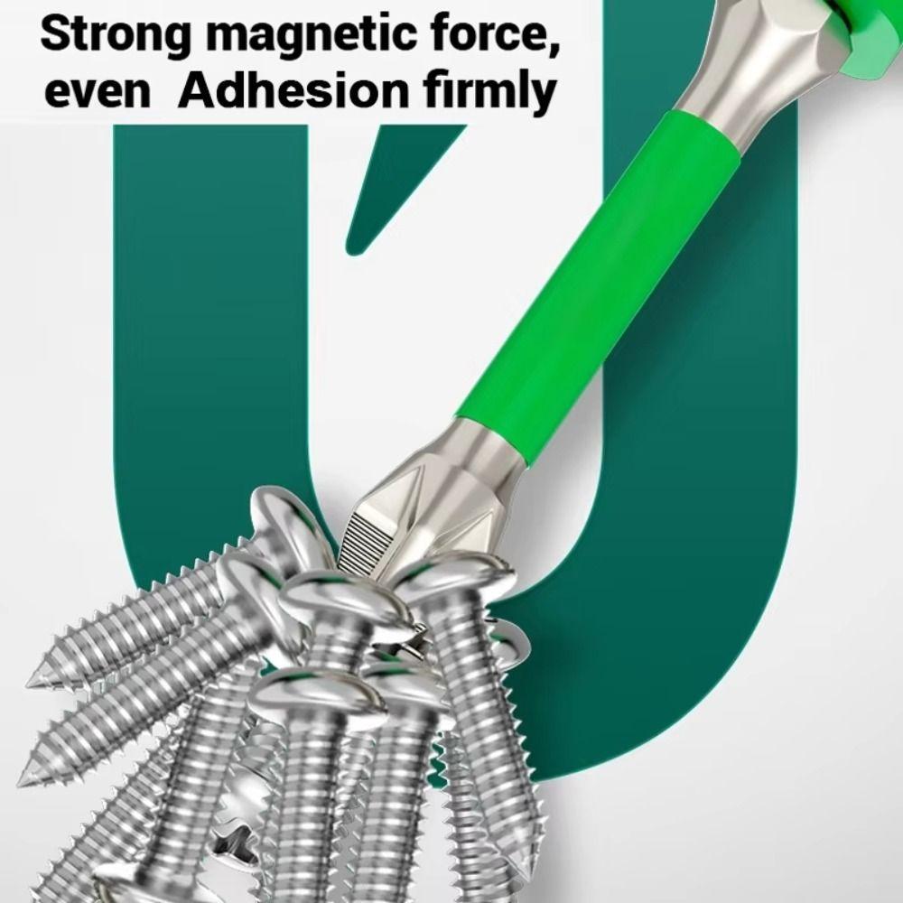 With Spring Anti-Slip Phillips Bit 65/90/110mm 1/4'' Hex Shank Impact-resistant Screwdriver Bits Magnetic High Hardness