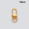 10Pcs Metal Universal Buckle Bag Buckle Multi Color Optional Key Buckle Alloy Buckle Lobster Buckle Bag Accessories