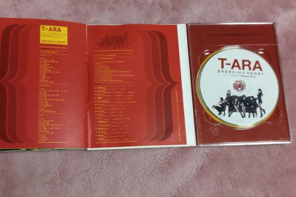 [USED] T-ARA 1st Album BREAKING HEART Repackage Edition