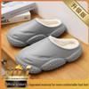 Winter Cotton Slippers: Non-slip, Waterproof, Thick-soled, Warm Velvet, Closed-toe for Men & Women