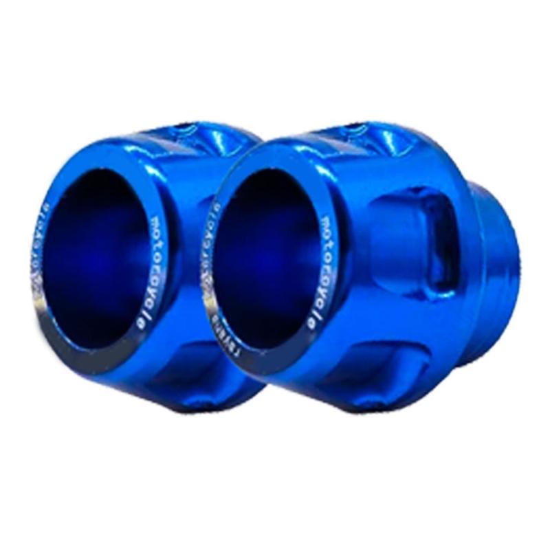 Motorcycle Crash Protection Forks Aluminum Lightweight For Various Riding Condition Enhanced Durability And Performances синий