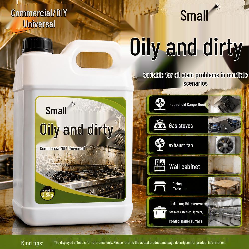 Heavy Duty Oil Stain Remover for Kitchen Worktops - Undiluted Cleaner for Oil Sludge and Residue