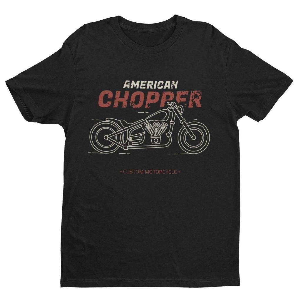 Biker T Shirt American Chopper Custom Motorcycle Classic Vintage Motorbike Gift
