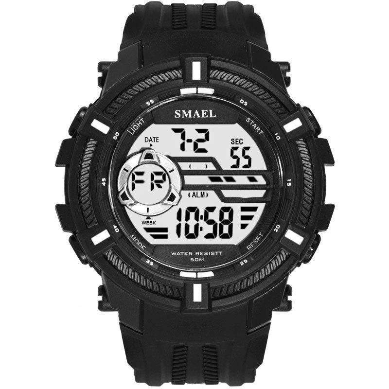 SMAEL Multi-functional Sports Watch Men's Waterproof Glow-in-the-dark Fashion Trend Electronic Watch