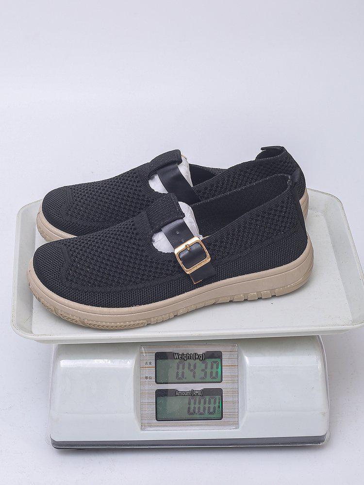 Spring Summer Flyknit Breathable Women's Slip-on Loafers