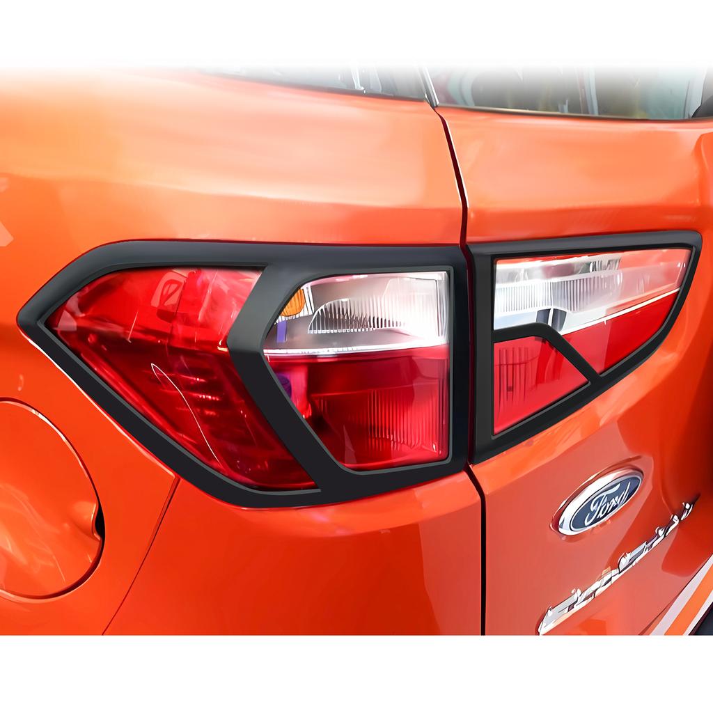 Rücklicht Abdeckung Zierleiste Für Ford Ecosport 2014 2015 2016 2017 Mattschwarz Hinteres Rücklicht Lampe Dekorative Abdeckung Autozubehör