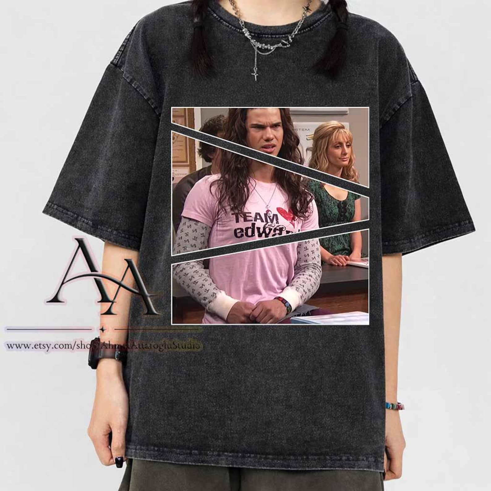 Mineral Wash Tee Twilight Meme Shirt, Team Edward Shirt, Comfort Colors Team Jacob Shirt, Where The Hell Have You Been, Loca? , lapush shirt S