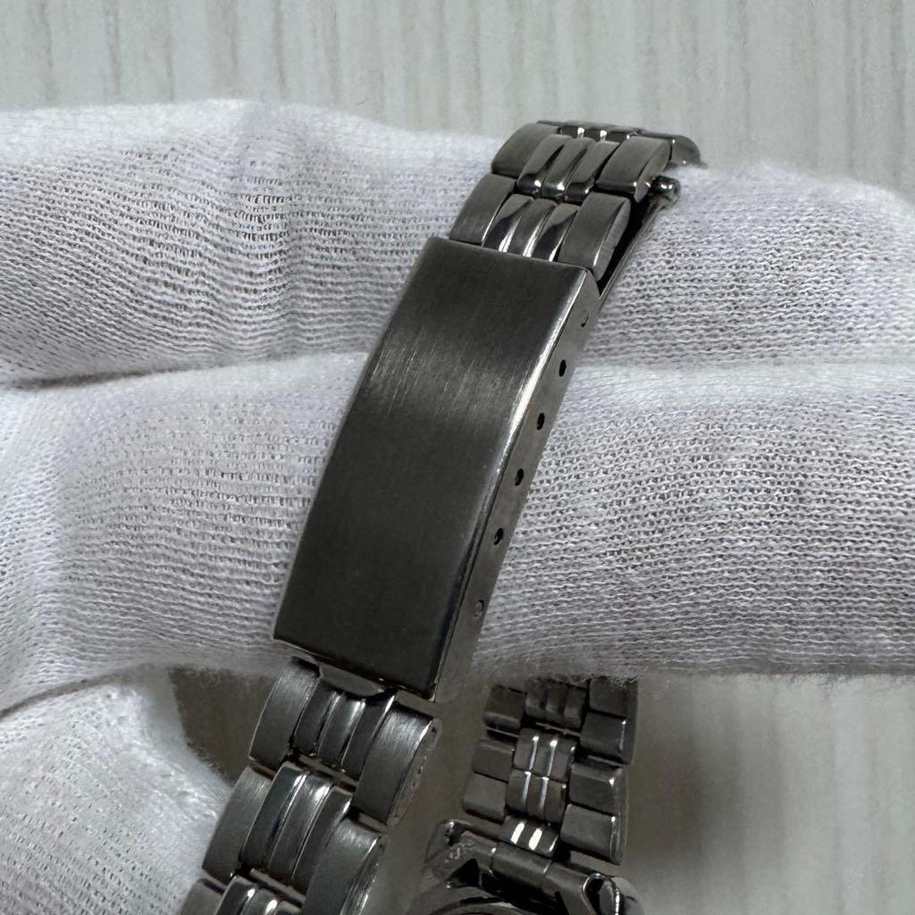 Used SEIKO ALBA Quartz Working Battery Replaced Silver Pink Dial Watch