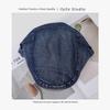 New Designer Washed Denim Beret Hat Men Women Solid Color Vintage Newsboy Cap Adjustable Casual Cotton Flat Visor Cap Flat Hat