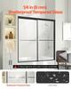 Bathtub Shower Door 50-60 in. W x 60 in. H Semi-Frameless Bypass Tub Door