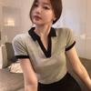 Summer New Tops Short ins Tide Design Sense Niche Sweet and Spicy Style Pure Desire Spice Girls Short Sleeve T-Shirt Women