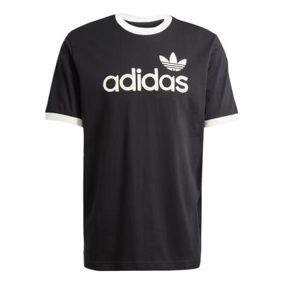 Originals Confortabil Casual Imprimeu Logo Mânecă Scurtă Tricou Bărbați Topuri Negru JC8372