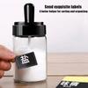 1/2/4Pcs Glass Condiment Bottle Spice Seasoning Bottle Kitchen Storage Dispensers