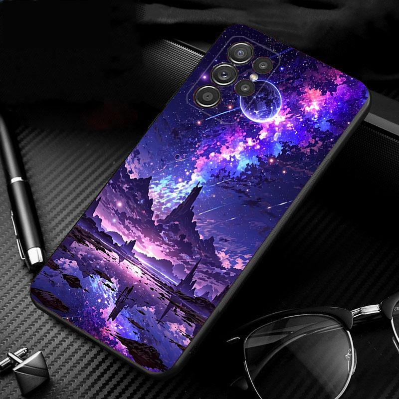Phone Case For Samsung Galaxy S25 S24 S23 S22 S21 Ultra S24 S23 S22 S21 S25 Plus S24 S25 FE Space Universe Star