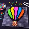4PCS 2.6mm/5mm Fuse Beads Transparent Extra Large Square Pegboards Ironing Beads Boards DIY Material Template Melting Beads Pegb