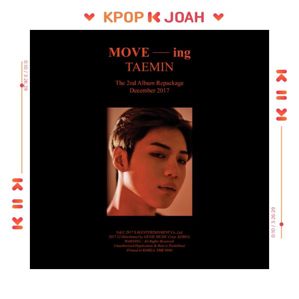

TAEMIN (SHINee) [MOVE-ing] 2nd Repackage Album REPACKAGE ALBUM
