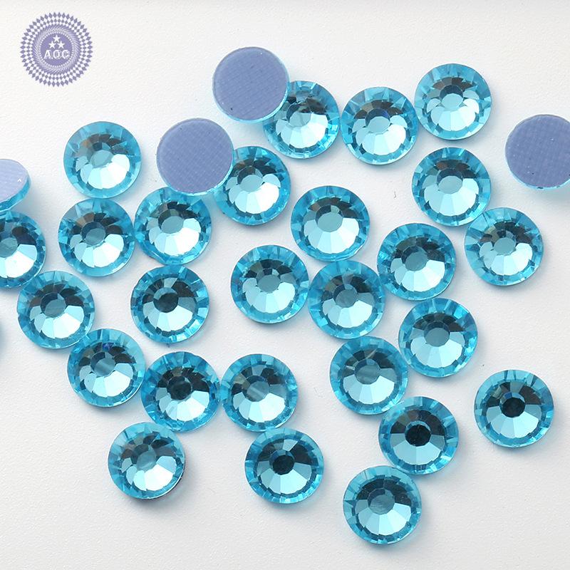 Color Summary Clothes Imitation Austrian Hot Diamond Clothes Diamond Dance Clothing Diamond Xiuhe Clothing Diamond Flat Bottom Diamond Accessories