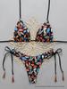 2026 Europese & Amerikaanse Print Bikini - Driehoek, Modieus, Sexy Zwemkleding voor Vrouwen, Op Voorraad