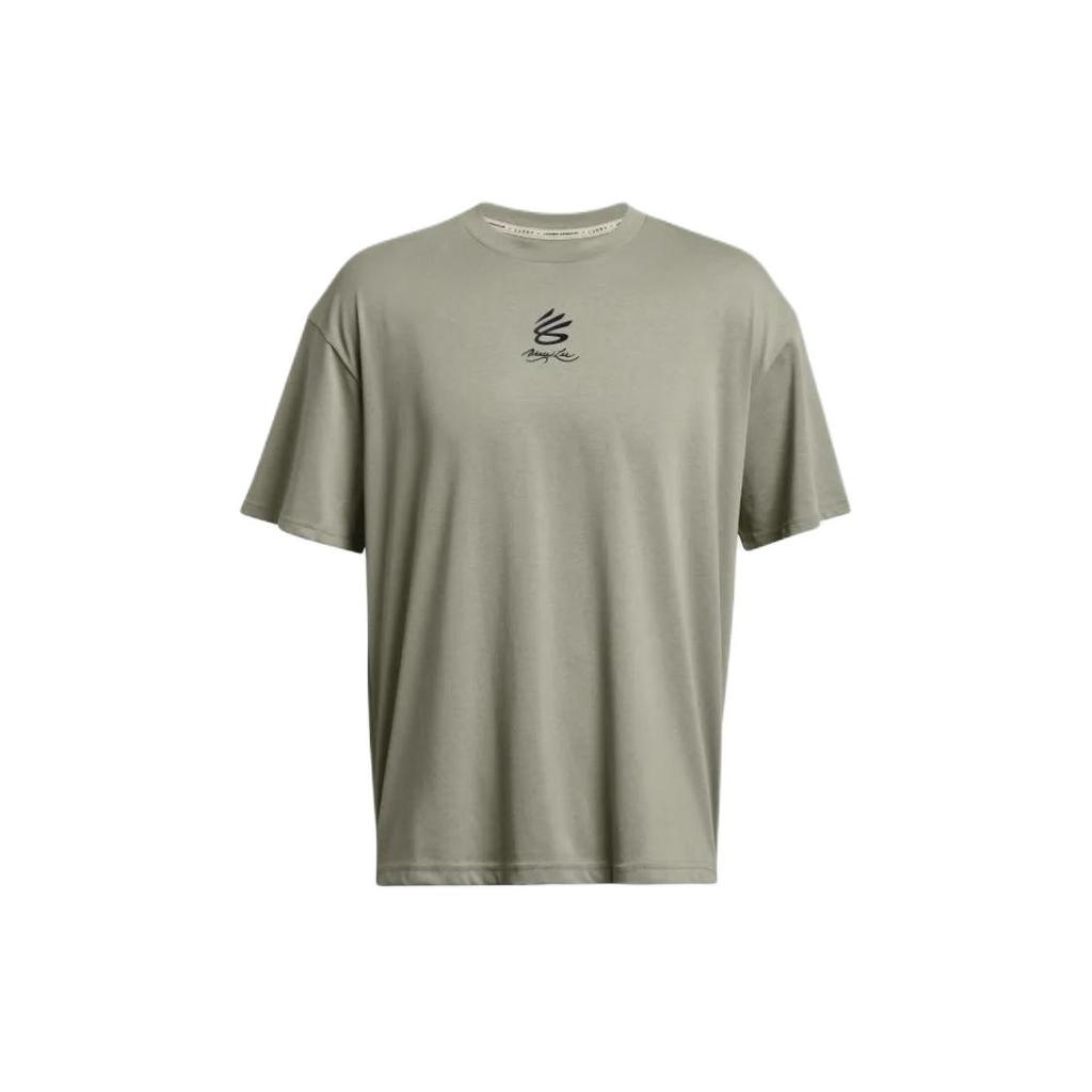 Under Armour X LIXIAOLONG,LIANMINGKUAN SS24 T Shirt Men's Green 1383313-504