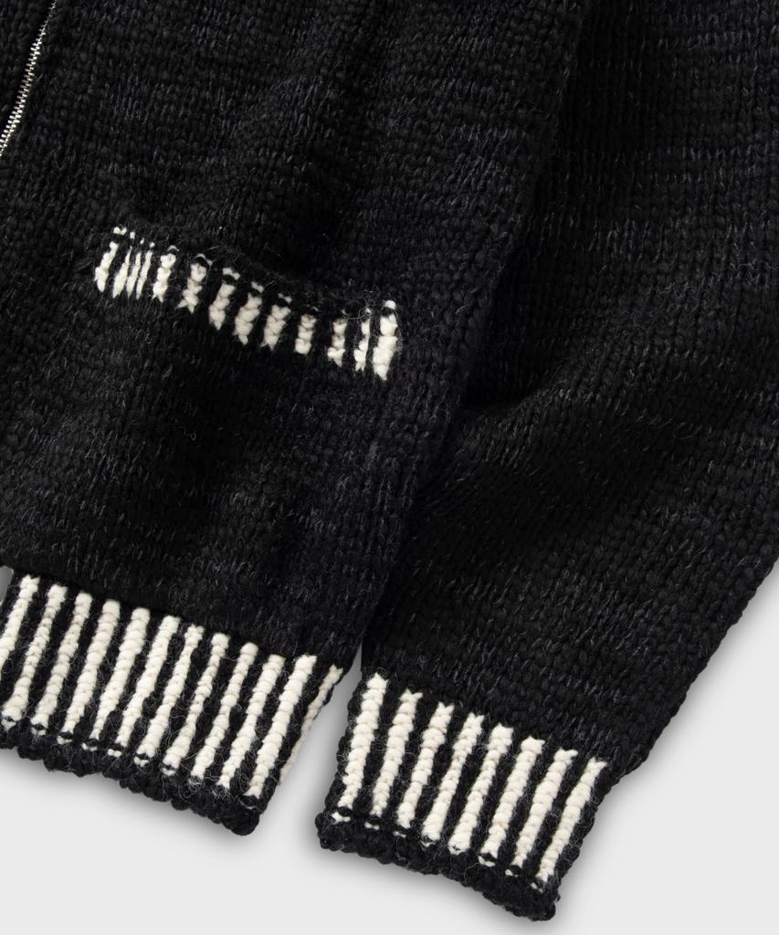 NONBLANK Cowichan Zip-Up Cardigan_Black