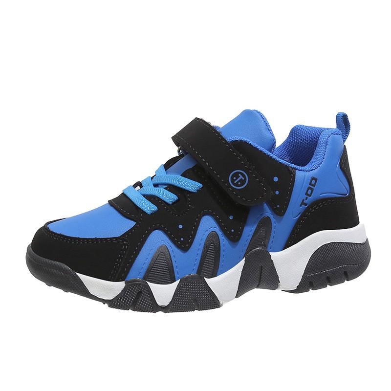 Kids Winter Warm Fleece-Lined Sneakers Boys Girls Comfortable Non-Slip School Running Shoes With