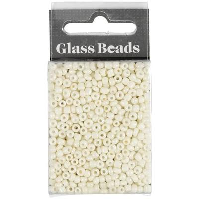Seed Beads - 3 Mm - 25 G - 02 - Pearly