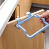 Portable Plastic Garbage Hanging Kitchen Trash Storage Rack Bag Hook Organzier