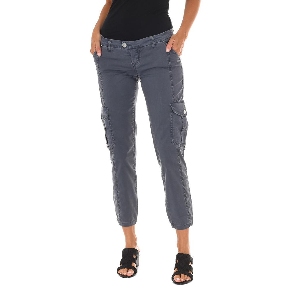 Długie spodnie z wąskim dołem i gumką 70DBF0646-R216 dla Kobiet