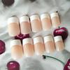 24 Stücke Sanfte Künstliche Nägel Mit Pailletten Diy Nägel Deco Gefälschte Finger Nägel Kunst Frauen Schönheit Versorgung