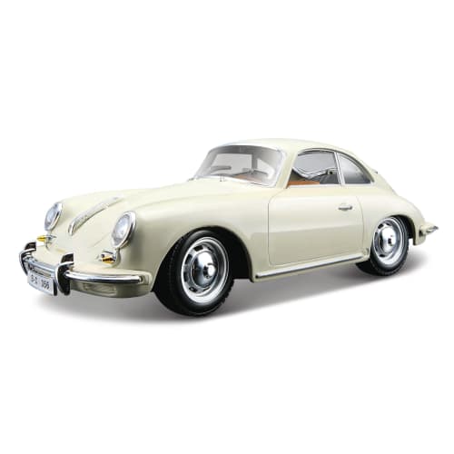 

Bburago 1/24 Scale Porsche 356B Coupe 1961 White / Diecast Model Car, Finished Model, 18-22079 CM