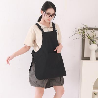 Japanese Household Kitchen Apron Catering Workwear Cleaning Waterproof Work Clothes Anti-static Adjustable Salon Barber Cape