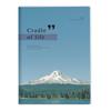 B5 Student Notebook: Thick A5 Diary with Stylish Landscape Cover for Daily Notes